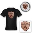 Celebrate the centennial of the Grand Canyon State's statehood with an original metallic, copper Arizona shield.